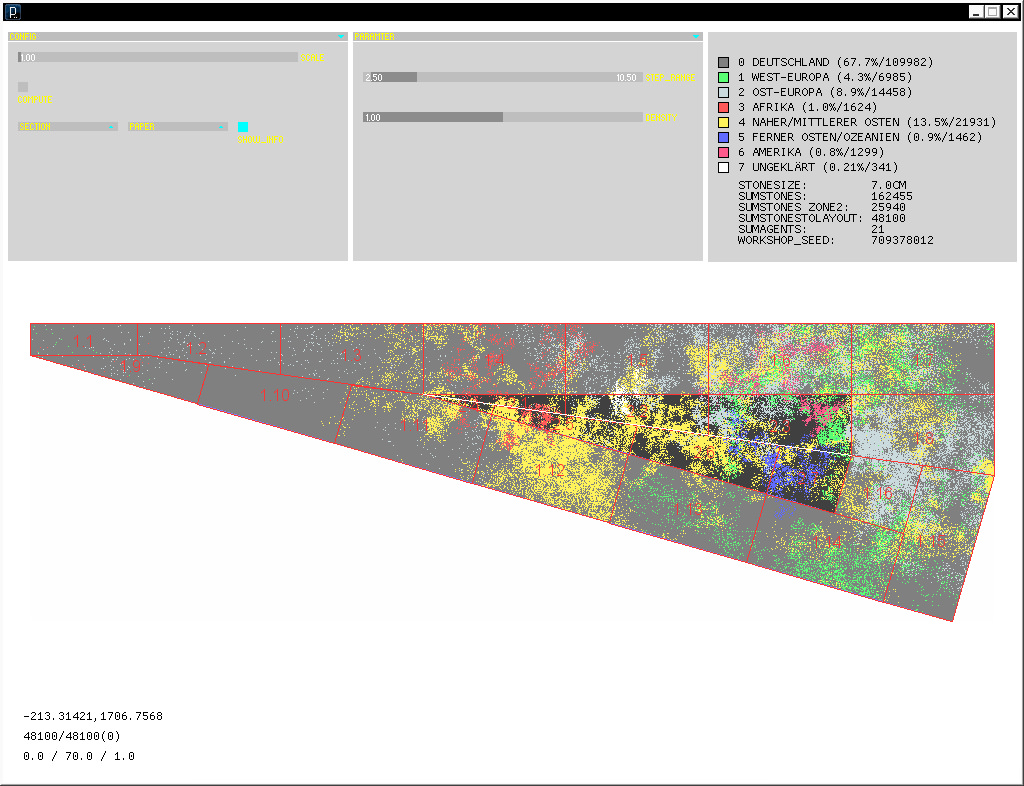 Meinstein Neukoelln - Screenshot Software, 2012