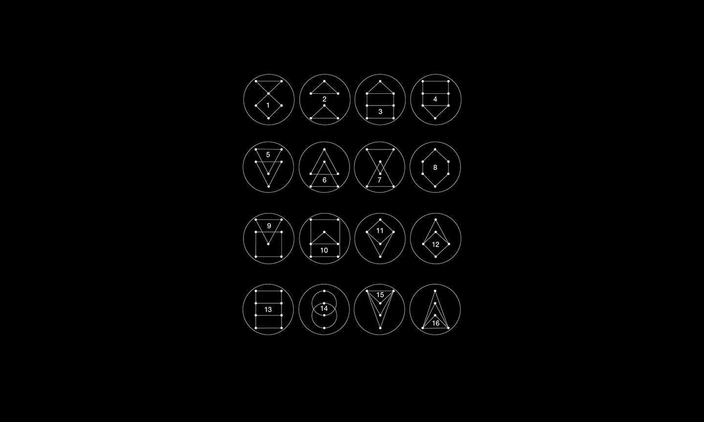 Random Access Memory - Geomantic figures, 2016